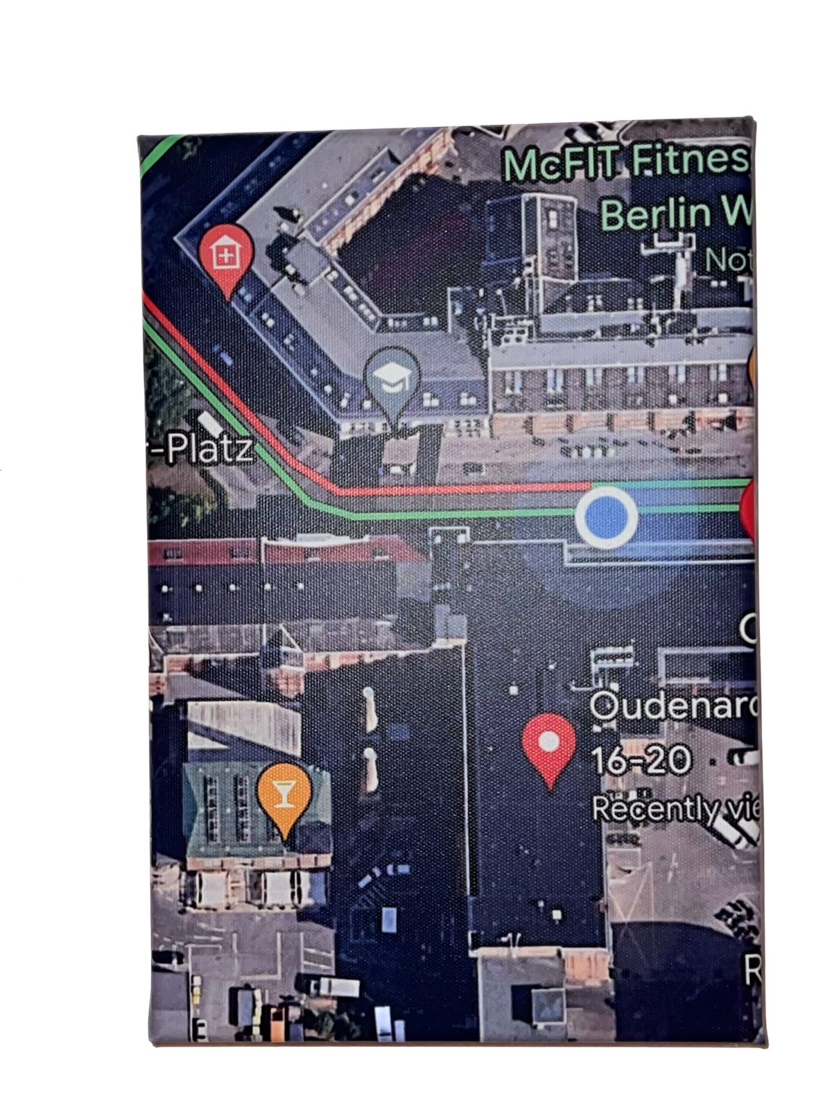 where am i, we asked the blue dot, 2023, by maansi jain