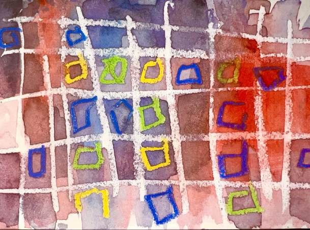 ancient found scorecard; game unknown, 2024, by maansi jain