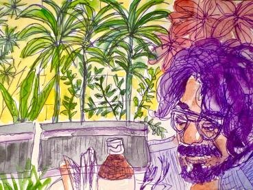 ready for his close up or at least a t shirt biz, 2024, by maansi jain
