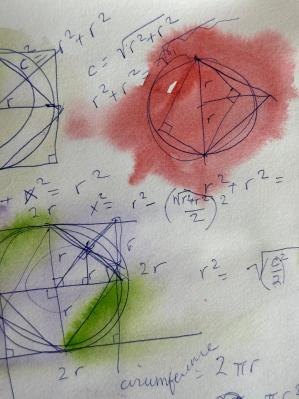 doing indian geometric proofs despite unnecessary euclidian complexity indoctrination, 2025, by maansi jain